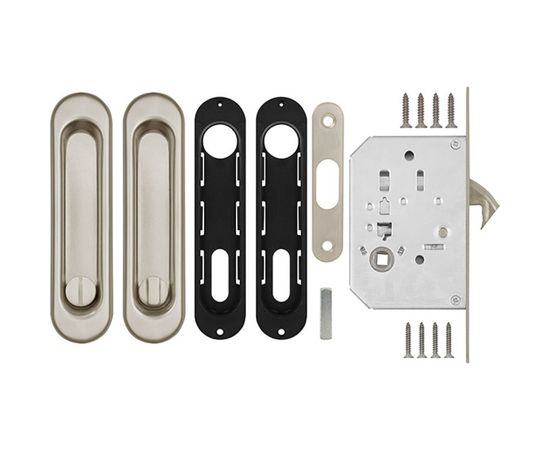 Защелка с ручками для раздвижных дверей PUNTO Soft LINE SL-011 SN 38599 – изображение 2