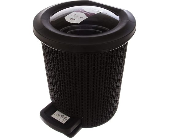 Контейнер для мусора с педалью Svip Ajur 6 л, венге SV4064ВНГ – изображение 2