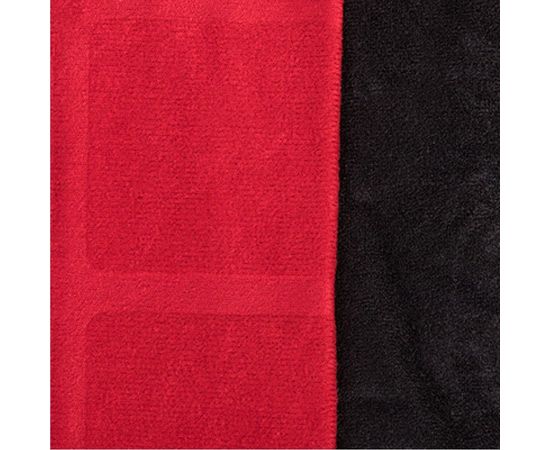 Чехлы сиденья SKYWAY Velvet-1 велюр, 9 предметов, черно/красный S01301154 – изображение 2