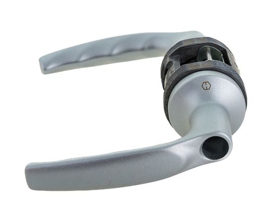 Замок с ручкой HOPPE HCS A1530 Atlanta KEY/KEY F1-2 серебристый, без фальца 65432 – изображение 2