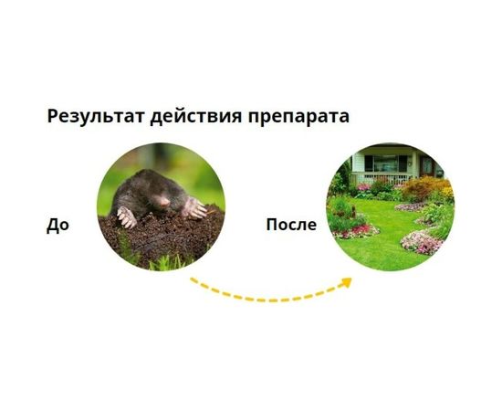 Гранулы для отпугивания кротов Avgust Кротомет 400 г 96006881 – изображение 2