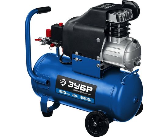Воздушный компрессор 320 л/мин, 2200 Вт ЗУБР Профессионал КПМ-320-24 – изображение 2