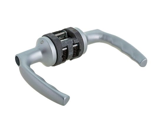 Замок с ручкой HOPPE HCS A1530 Atlanta KEY/KEY F1-2 серебристый, без фальца 65432 – изображение 3