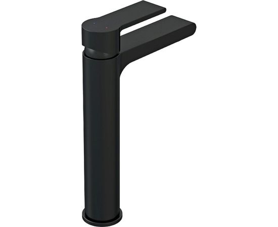 Смеситель для раковины Cersanit BRASKO BLACK высокий, с клик-клак 63111 – изображение 3