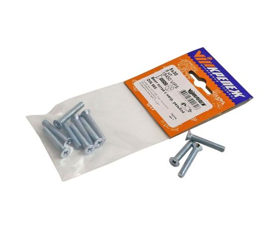 Винт потай с метрической резьбой VIPкрепеж DIN 965, 5х30, 8 шт. 18450 VIPS – изображение 3