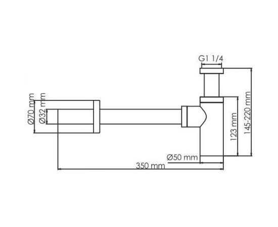 Сифон для раковины WasserKRAFT A172 – изображение 3