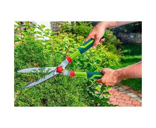 Ножницы для живой изгороди (с волнистыми лезвиями 550 мм, лезвие 200 мм) VERTO 15G311 – изображение 3