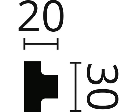 Молдинг WALLSTYL (2000х30х20 мм; белый) NMC T40 – изображение 3