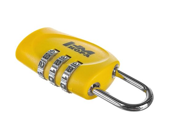 Навесной кодовый замок НОРА-М 504 желтый 14937 – изображение 4