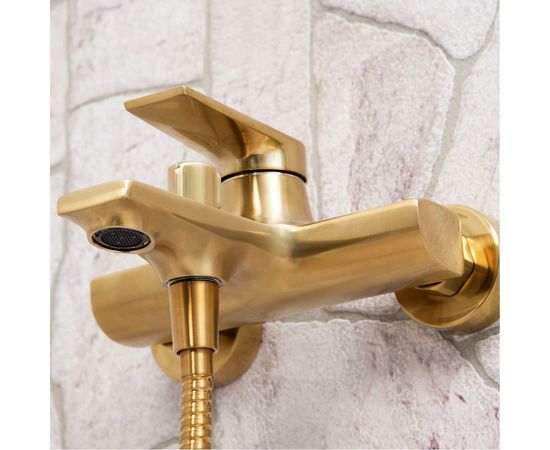 Смеситель для ванны WasserKRAFT Aisch с коротким изливом 5501 – изображение 4