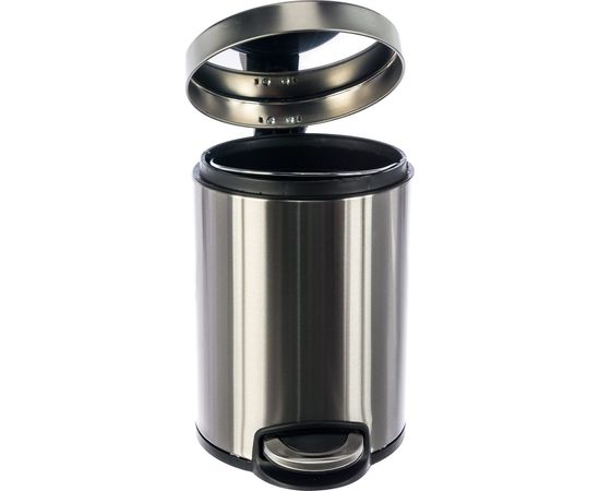 Корзина с педалью Merida SILENT металлическая, матовая, 5 л KIM413 – изображение 4