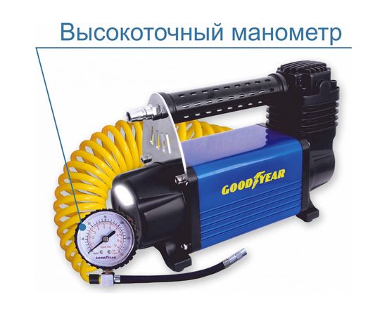 Воздушный компрессор Goodyear GY-50L LED 50 л/мин GY000113 – изображение 5