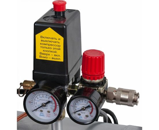 Масляный поршневой компрессор QUATTRO ELEMENTI DV-400-100 771-718 – изображение 5