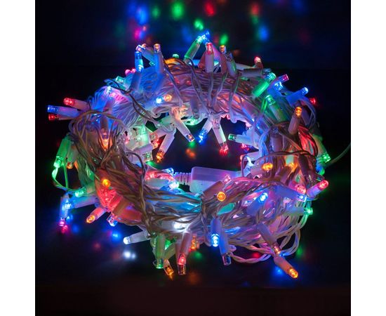 Новогодняя гирлянда Eurosvet 400-101 нить мульти с эффектом мерцания a044074 – изображение 6