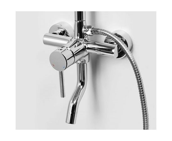 Душевой комплект со смесителем для ванны, WasserKRAFT 84/125х58 см A14401 – изображение 10
