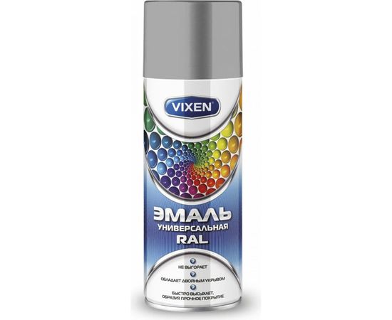 Универсальная эмаль Vixen серый RAL 7040 аэрозоль 520 мл VX-17040 