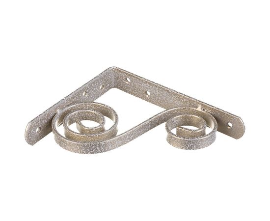 Фигурный кронштейн Домарт 150х125 мод.5 белый антик 171027 