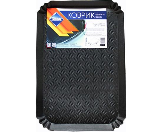 Багажный коврик Nova Bright №1 полиуретан, черный, 600х950х75 мм 46936 