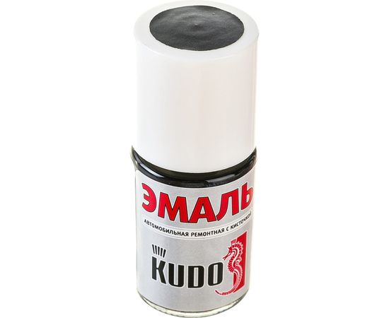 Автомобильная ремонтная эмаль с кисточкой KUDO Toyota 1E9 Dark Grey серый металлик KU-72462 