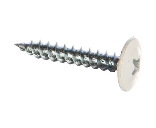 Саморезы с прессшайбой по листовому металлу до 0,9 мм Зубр RAL-9003, PH2 4,2х25 мм 400шт 300191-42-025-9003 