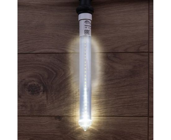 Светодиодная тающая сосулька NEON-NIGHT E27, 30см, 48 LED, цвет свечения: белый 256-161 