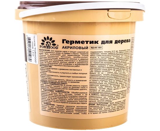 Герметик для дерева Forwood ВДАК-1501 сосна, 1,3 кг 141286 – изображение 2