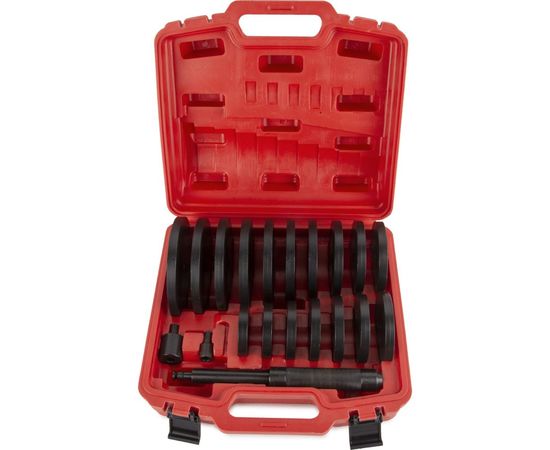 Набор оправок для выпрессовки/запрессовки подшипников и РМИ WIEDERKRAFT 70-150 мм WDK-214900 – изображение 2