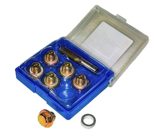 Набор для восстановления резьбы маслосливных отверстий VERTUL M14 x 1,25 VR50207G – изображение 2