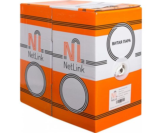 Кабель Netlink NL-CU UTP 4PR STANDART 24 AWG CAT5e 305м ВНУТРЕННИЙ БЕЛЫЙ УТ000000126 – изображение 2