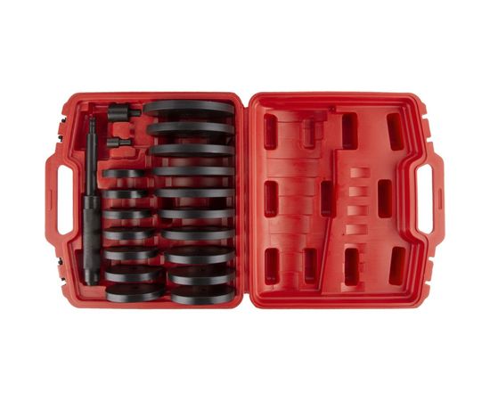 Набор оправок для выпрессовки/запрессовки подшипников и РМИ WIEDERKRAFT 70-150 мм WDK-214900 – изображение 3