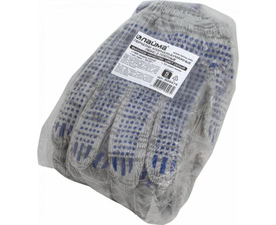 Хлопчатобумажные перчатки ЛАЙМА ЛЮКС 2, 5 пар 604474 – изображение 3