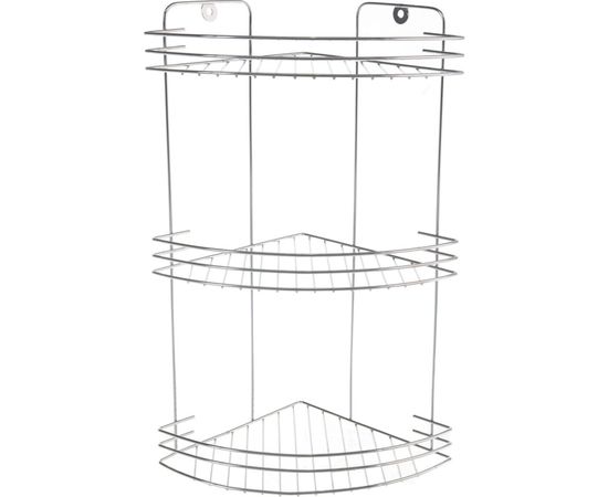 Угловая трехъярусная полка Рыжий кот CHR-372 хром 310756 – изображение 3