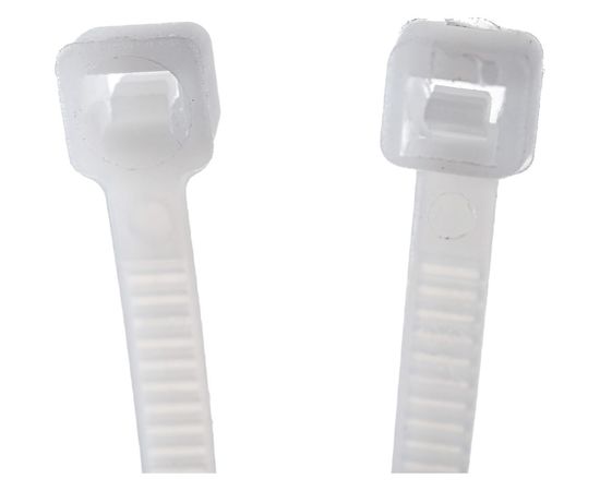 Нейлоновый хомут TUNDRA krep для стяжки, 3.6х300 мм, белый, в упаковке 100 шт. 1112935 – изображение 3