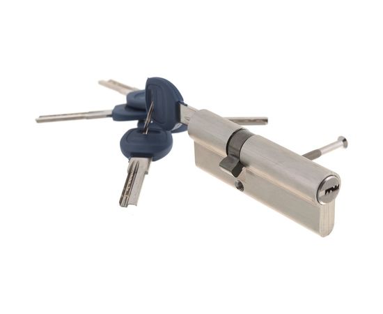 Цилиндр DOORLOCK V 2300AB N серия Variant, никелированный, 35x55 мм, 5 перф.ключей 79066 – изображение 4