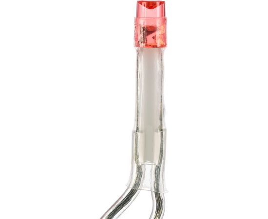 Электрогирлянда-конструктор VEGAS Бахрома 64 красных LED ламп, 12 нитей, прозрачный провод 55015 – изображение 4