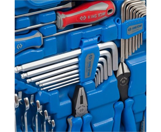 Набор инструментов универсальный, дюймовый, 87 предметов KING TONY 7587SR01 – изображение 4
