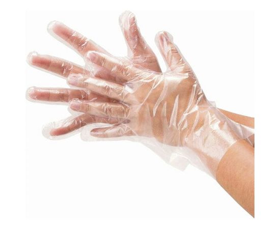 Полиэтиленовые перчатки ЛАЙМА, комплект 50 пар, одноразовые, отрывные, размер М, 607354 – изображение 5