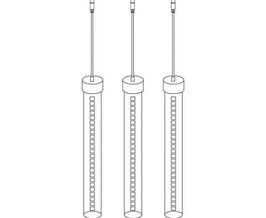 Светодиодная тающая сосулька NEON-NIGHT E27, 30см, 48 LED, цвет свечения: белый 256-161 – изображение 7