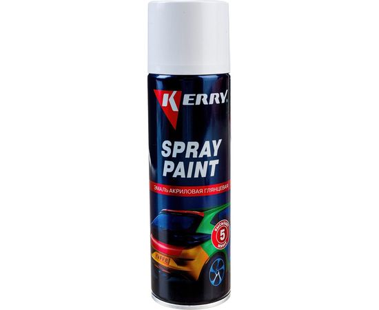 Акриловая глянцевая эмаль KERRY белая KR-013 – изображение 8