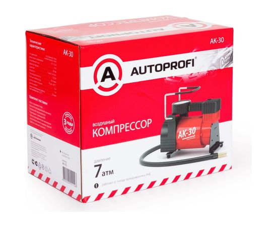 Металлический автомобильный компрессор AUTOPROFI AK-30 – изображение 10