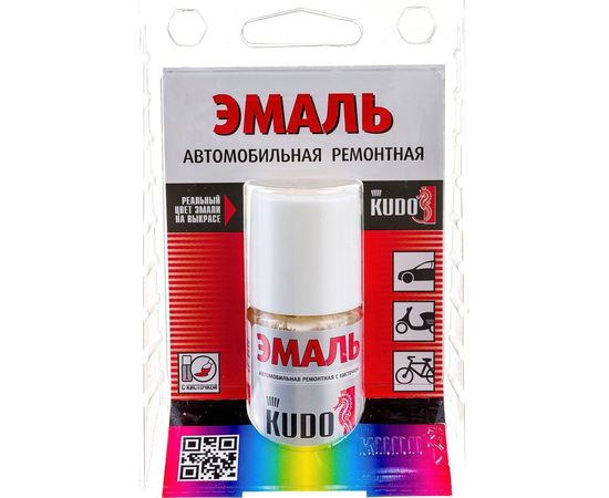 Автомобильная ремонтная эмаль с кисточкой KUDO Сафари 215 15мл 70215 11605242 