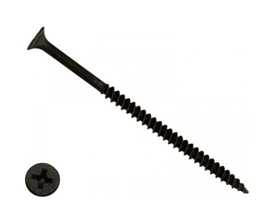 Саморез КРЕП-КОМП черный универсал 4,2х76 150шт чм76ф 