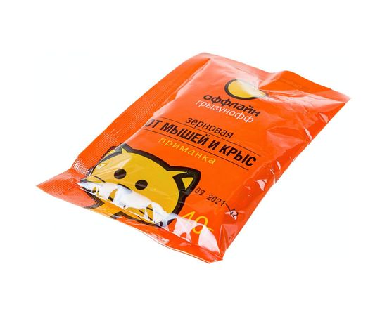 Зерновая приманка от грызунов Грызунофф оффлайн 40 г GR10360011 