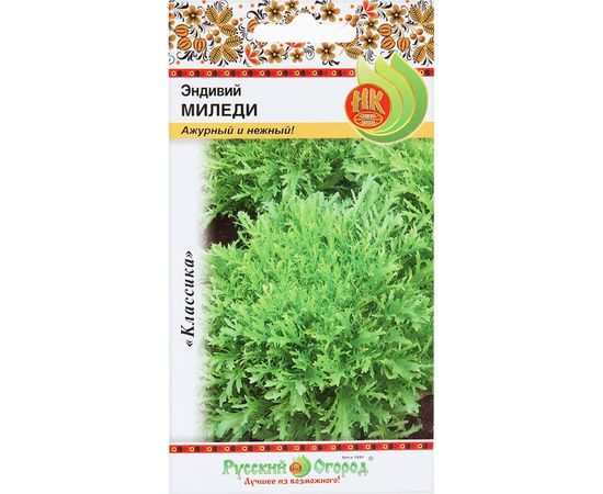 Семена РУССКИЙ ОГОРОД Салат листовой Эндивий Миледи 0.5 г 308901 