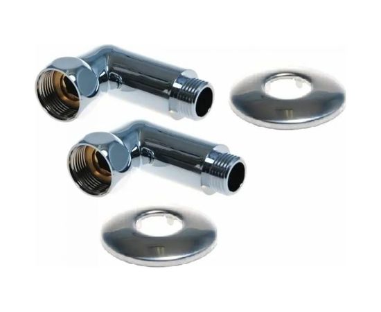 Уголок для полотенцесушителя SG г/ш 1""х1"", хром, 2 шт 741SCH1010 