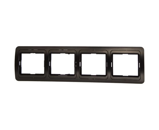 Рамка Smartbuy 4-местная горизонтальная черная Марс SBE-02b-00-FR-4 