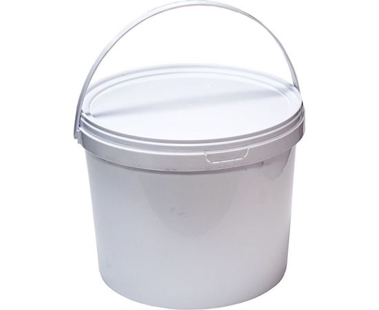 Круглое белое ведро с крышкой и пластиковой ручкой Тара.ру 11.5 л 03264 