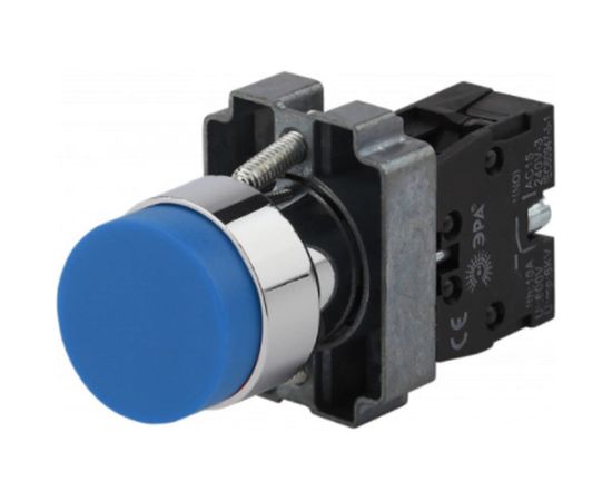 Кнопка управления ЭРА LAY5-BL61 без подсветки, синяя, 1з, 20/200/6000 Б0045675 