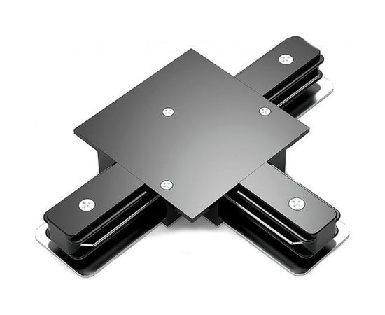 Коннектор для встраиваемых трековых шинопроводов GAUSS черный 1/50 TR135 