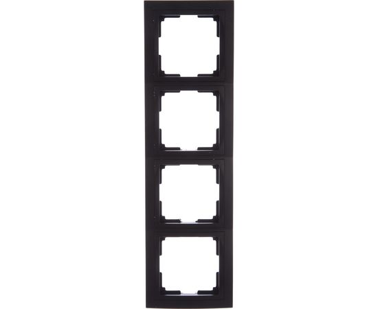 Рамка Smartbuy 4-местная пластик черная Нептун SBE-05b-Plastic-FR-4 – изображение 2